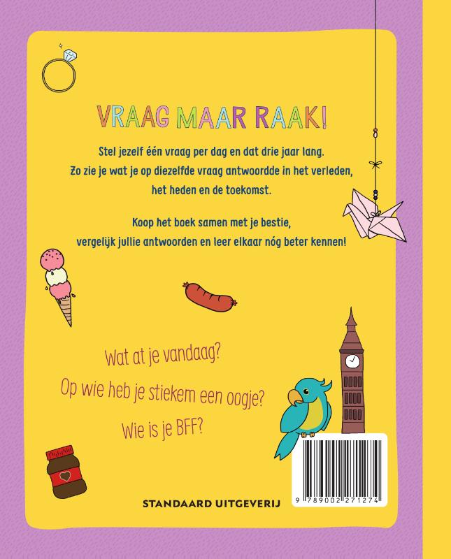 Achterkant van Vraag maar raak
