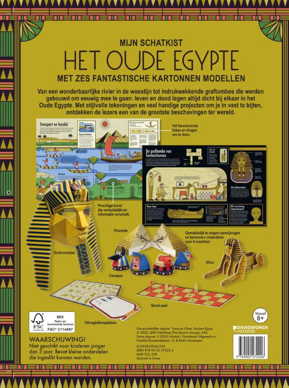 Achterkant van Mijn schatkist:. Het Oude Egypte