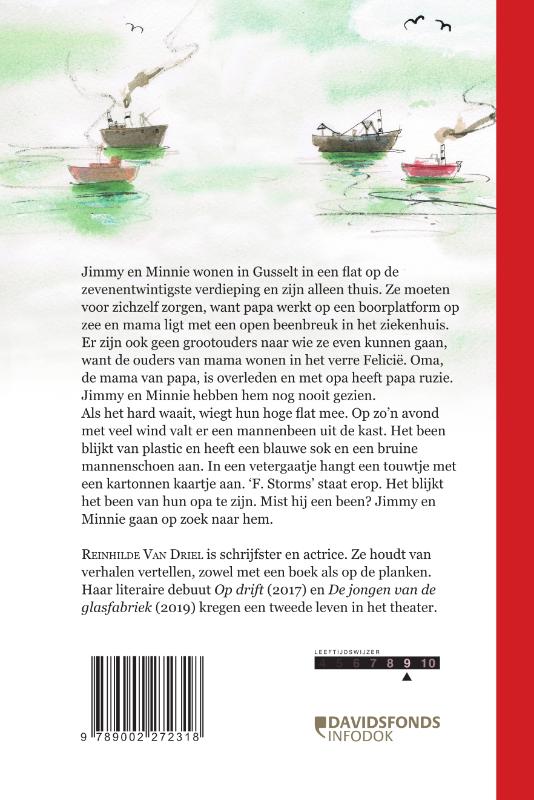 Achterkant van Het been van opa