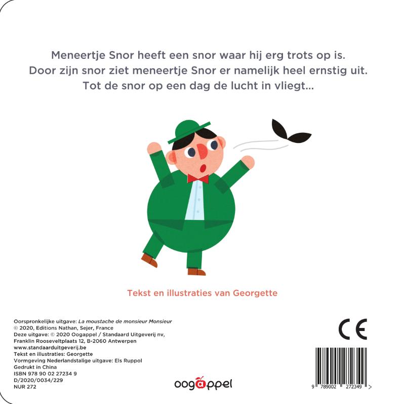 Achterkant van Meneertje Snor