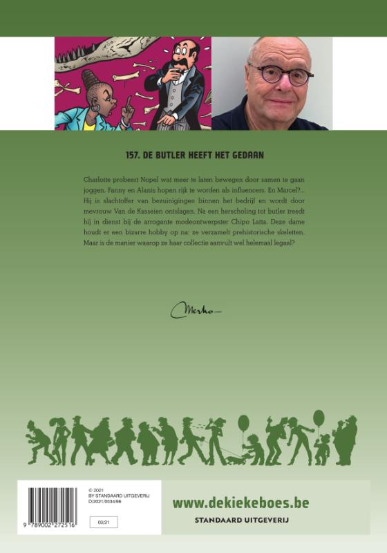 Achterkant van De butler heeft het gedaan