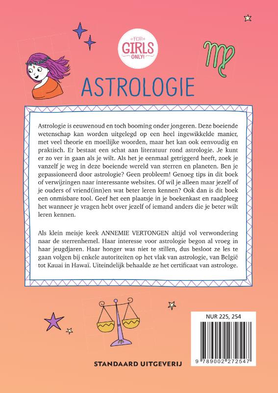 Achterkant van Astrologieboek