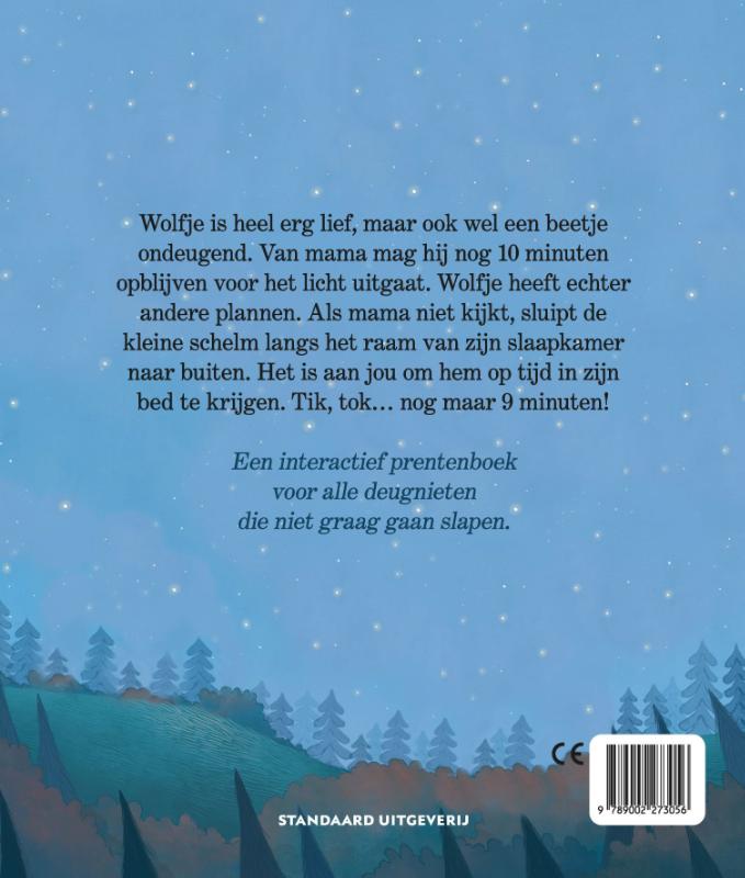 Achterkant van Wolfje wil niet gaan slapen