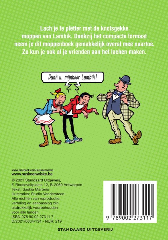 Achterkant van Knotsgekke moppen van Lambik