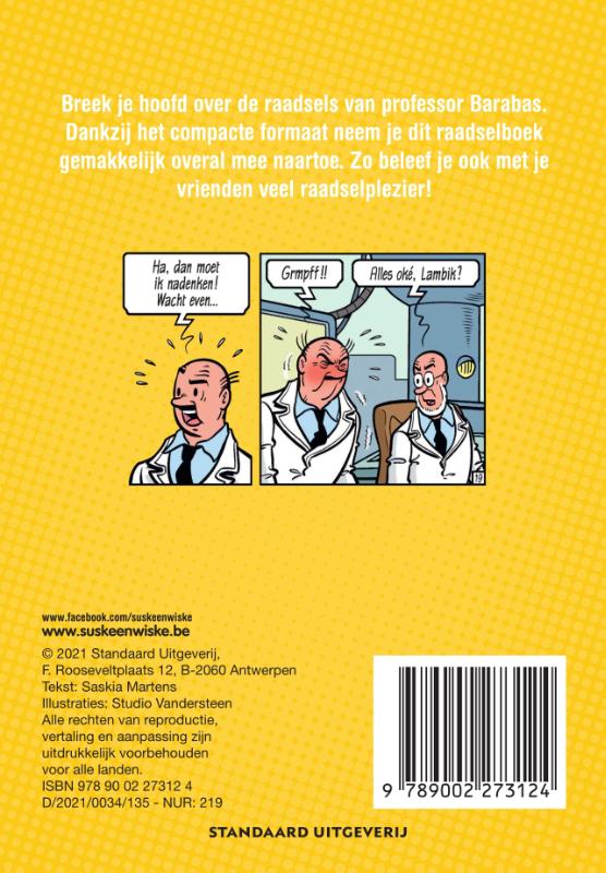 Achterkant van Grappige raadsels van Barabas