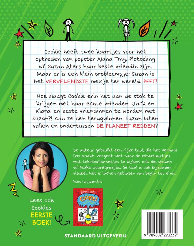Achterkant van Cookie... en het vervelendste meisje ter wereld