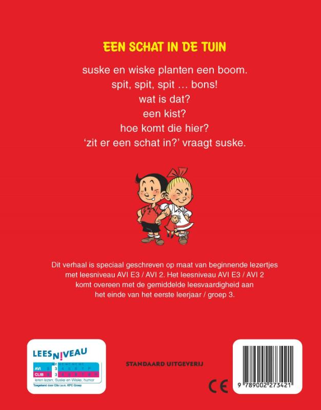 Achterkant van Een schat in de tuin