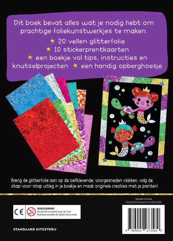 Achterkant van Toverfolie: zeemeerminnen