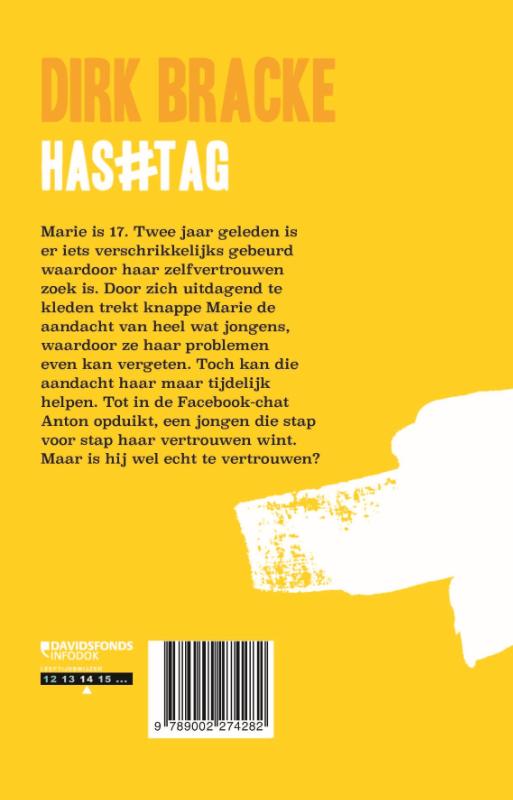 Achterkant van Hastag