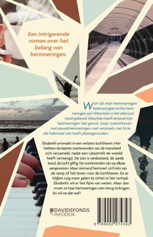 Achterkant van Uit het niets