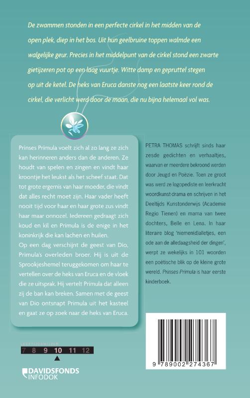 Achterkant van Prinses Primula en de heks van Eruca