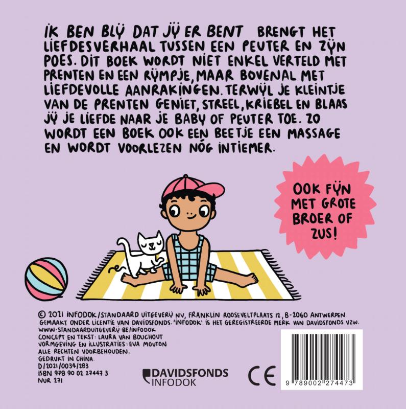 Achterkant van Hey baby ik ben blij dat jij er bent