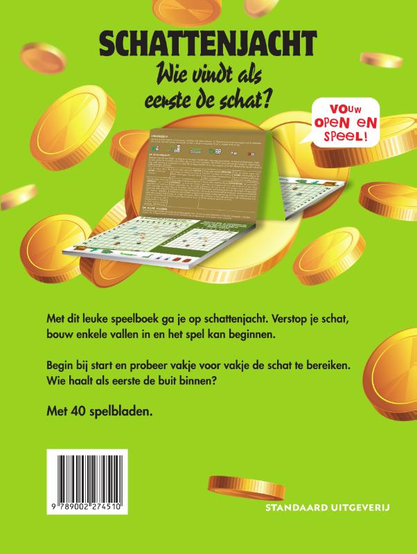 Achterkant van Schattenjacht
