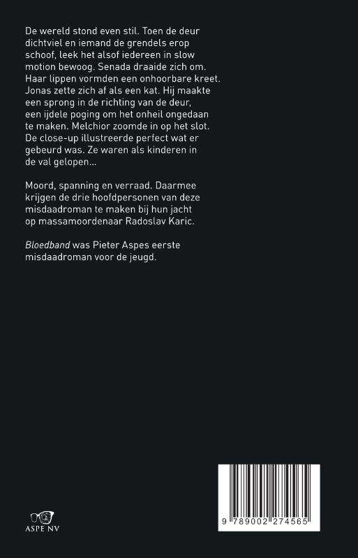 Achterkant van Bloedband