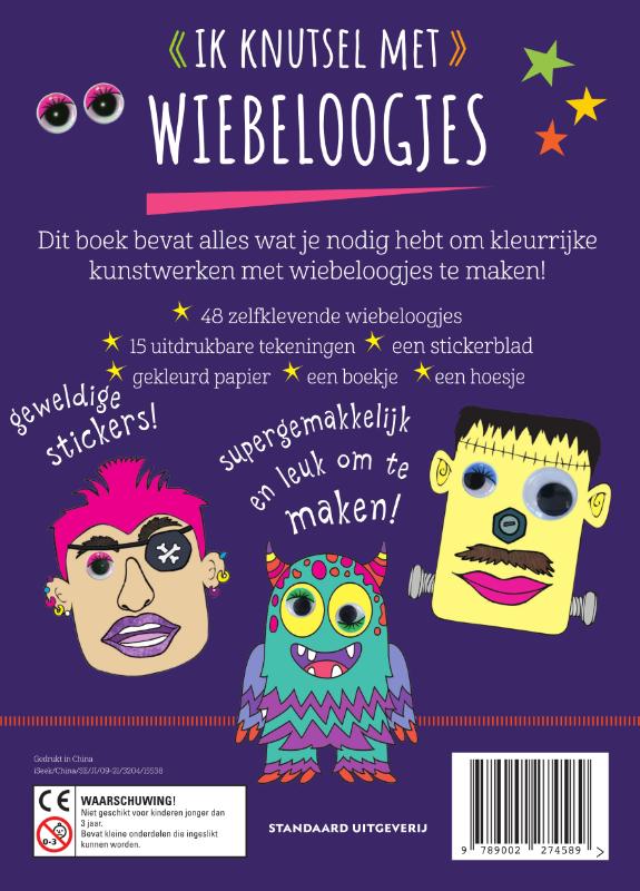 Achterkant van Ik knutsel met wiebeloogjes