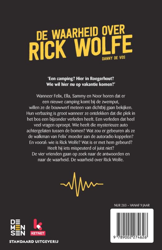 Achterkant van 3Hz De waarheid over Rick Wolfe