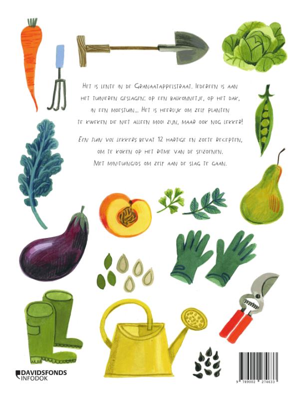 Achterkant van Een tuin vol lekkers
