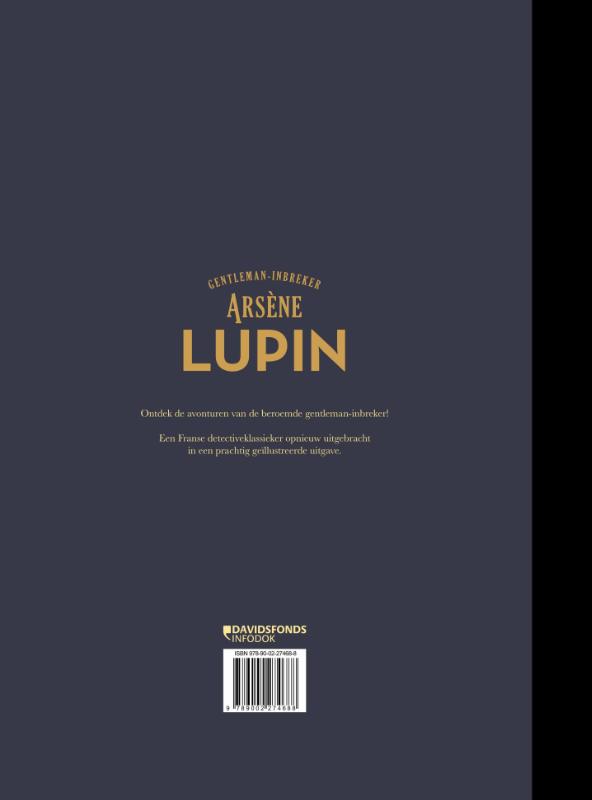 Achterkant van Arsène Lupin