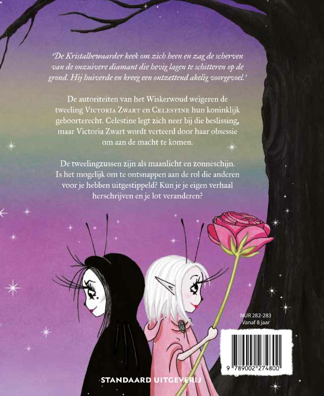 Achterkant van Victoria Zwart stralend en stout