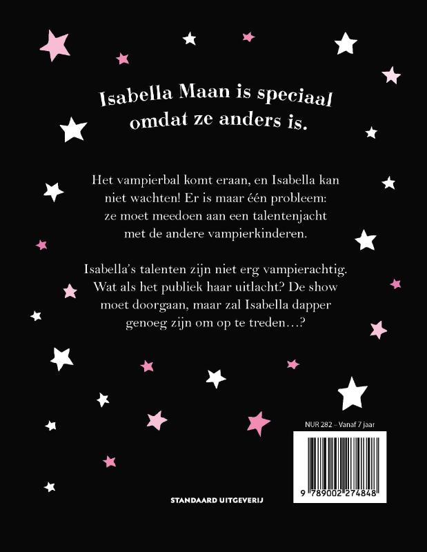 Achterkant van Isabella geeft een show