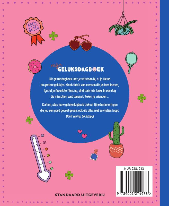 Achterkant van Mijn geluksdagboek