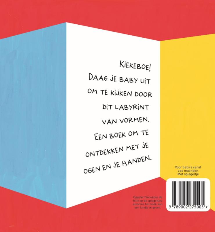 Achterkant van Baby ziet: een doorkijkboekje