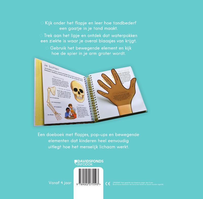 Achterkant van Het grote boek over het lichaam