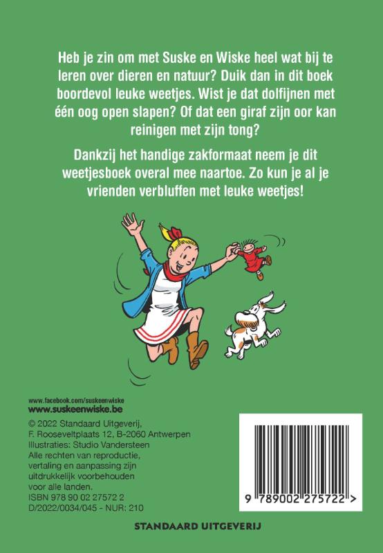 Achterkant van Weetjes over dieren en natuur