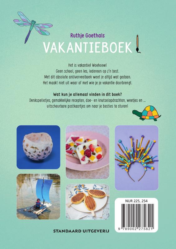 Achterkant van Vakantieboek