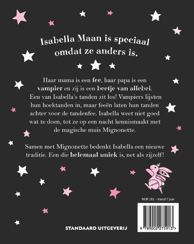 Achterkant van Isabella en de tandenfee