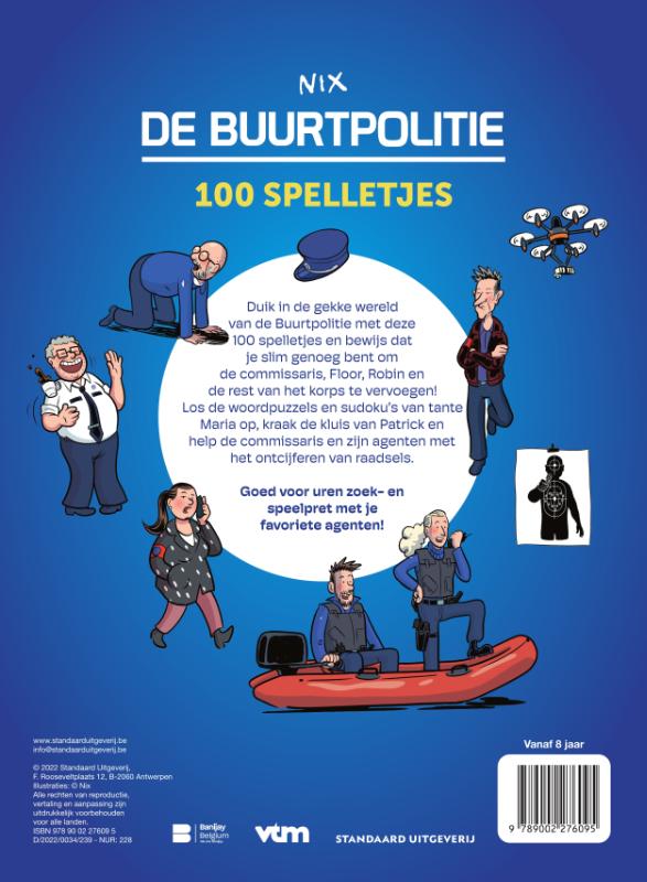 Achterkant van 100 spelletjes