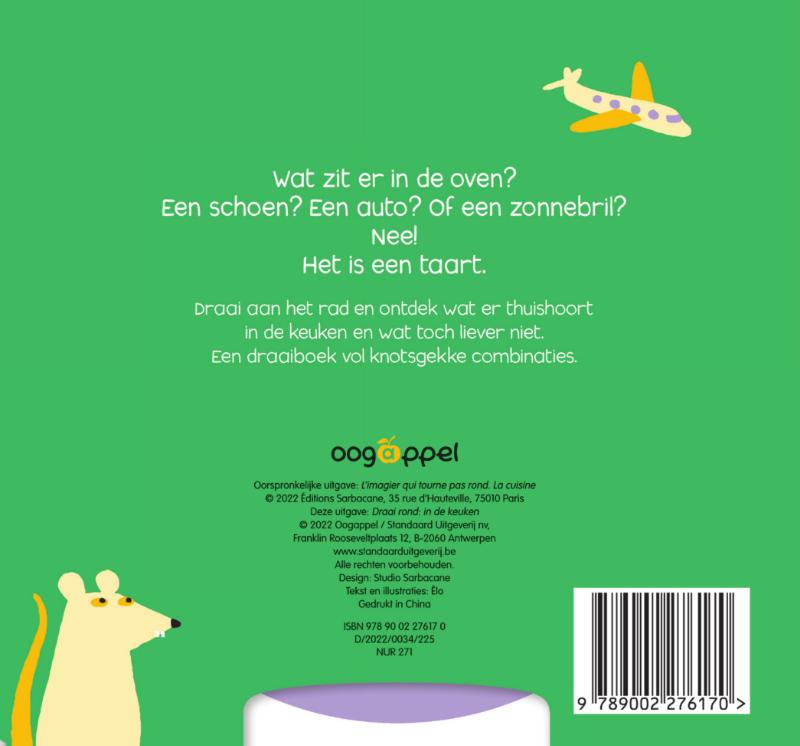 Achterkant van Draai rond: In de keuken
