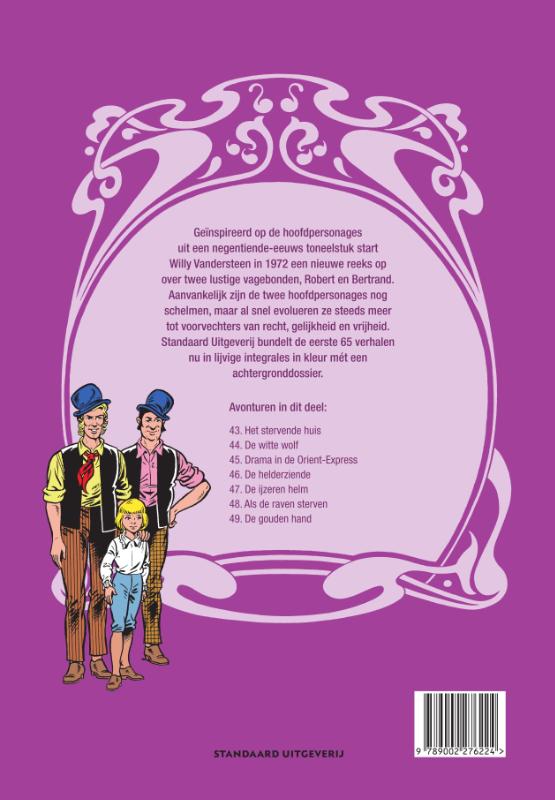 Achterkant van De avonturen van Robert en Bertrand integraal