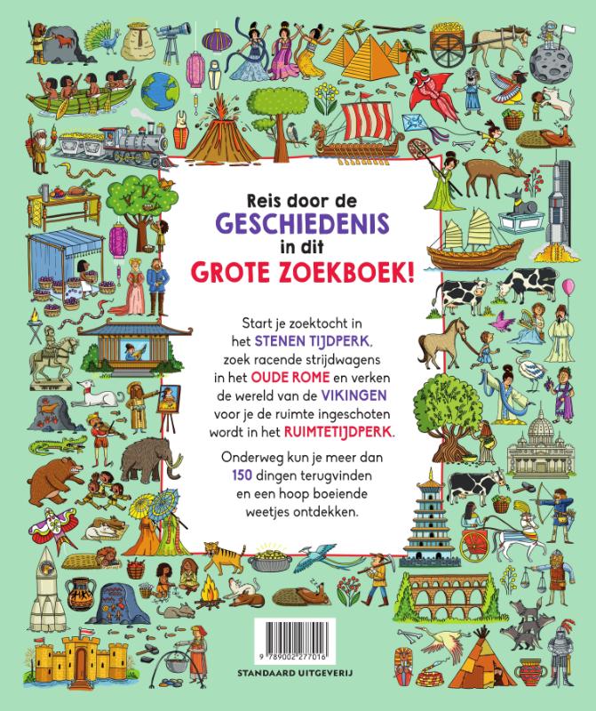 Achterkant van Reis door de tijd