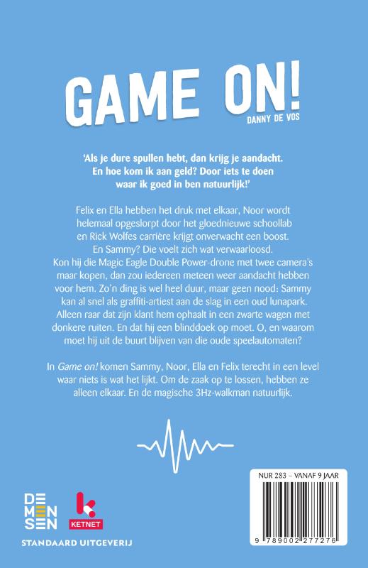 Achterkant van Game on