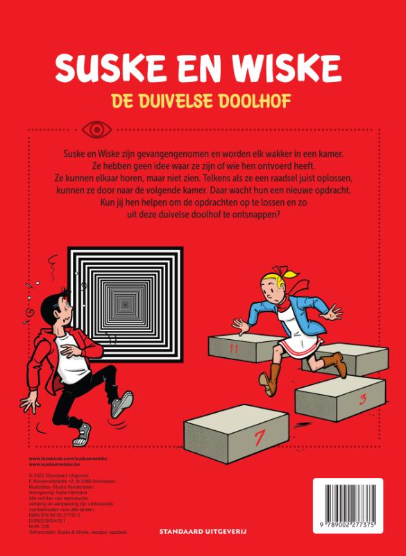 Achterkant van De duivelse doolhof