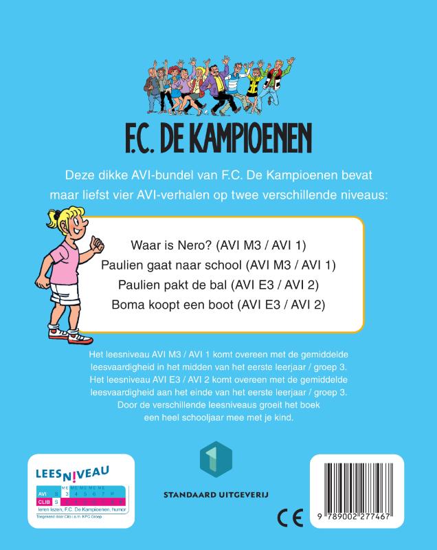 Achterkant van 4 verhalen voor beginnende lezers