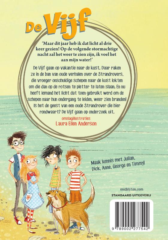 Achterkant van De Vijf en het geheim van de oude toren