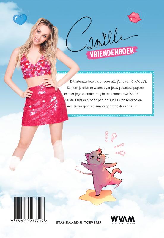 Achterkant van Vriendenboekje Camille