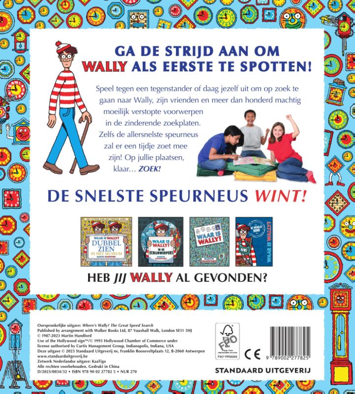 Achterkant van Race tegen de klok