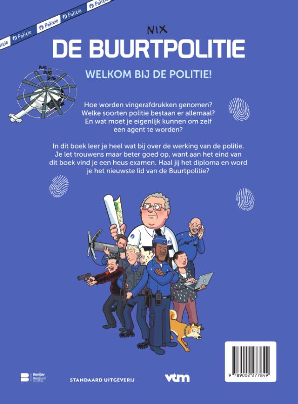 Achterkant van Welkom bij de politie!