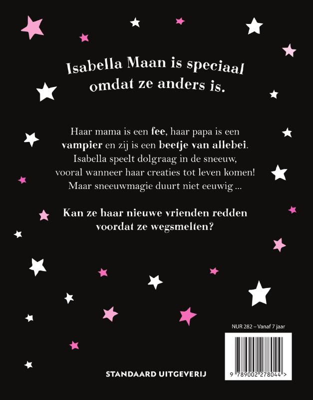 Achterkant van Isabella en de magische sneeuw