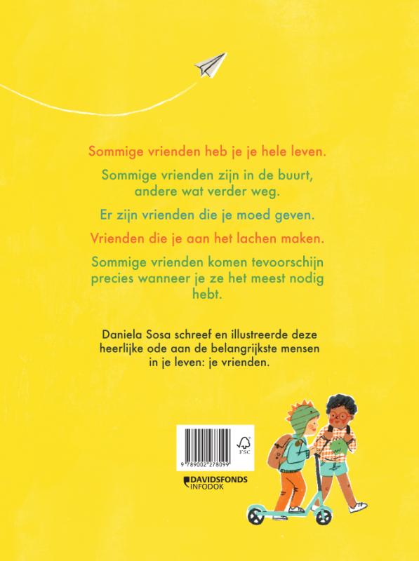 Achterkant van Vrienden