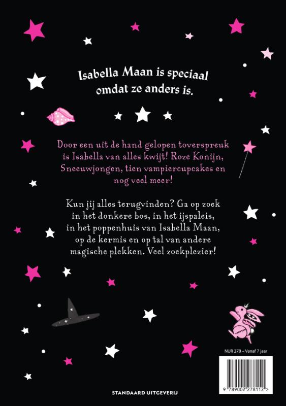 Achterkant van Isabella Maan Zoekboek