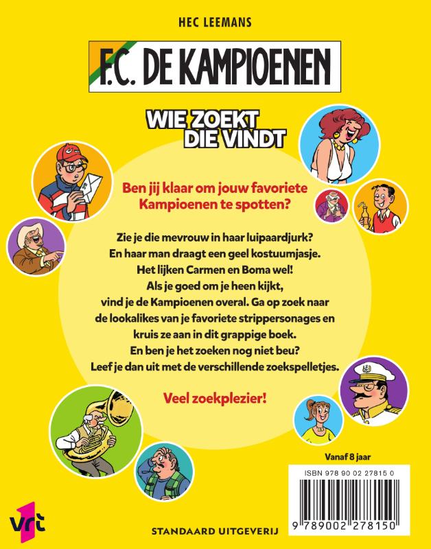 Achterkant van Wie zoekt die vindt