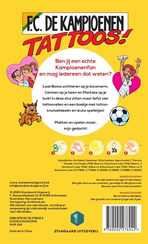 Achterkant van Tattoos