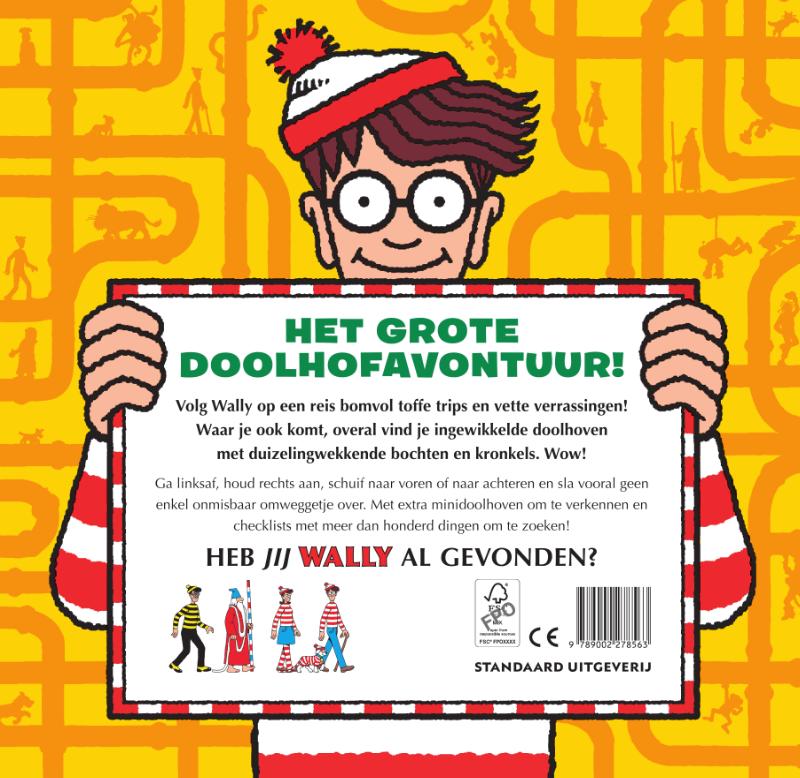 Achterkant van Op de dool!