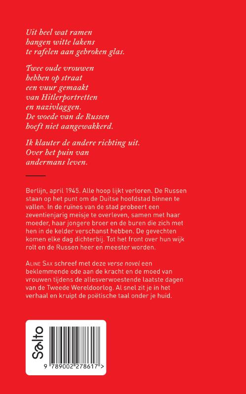 Achterkant van Wat ons nog rest