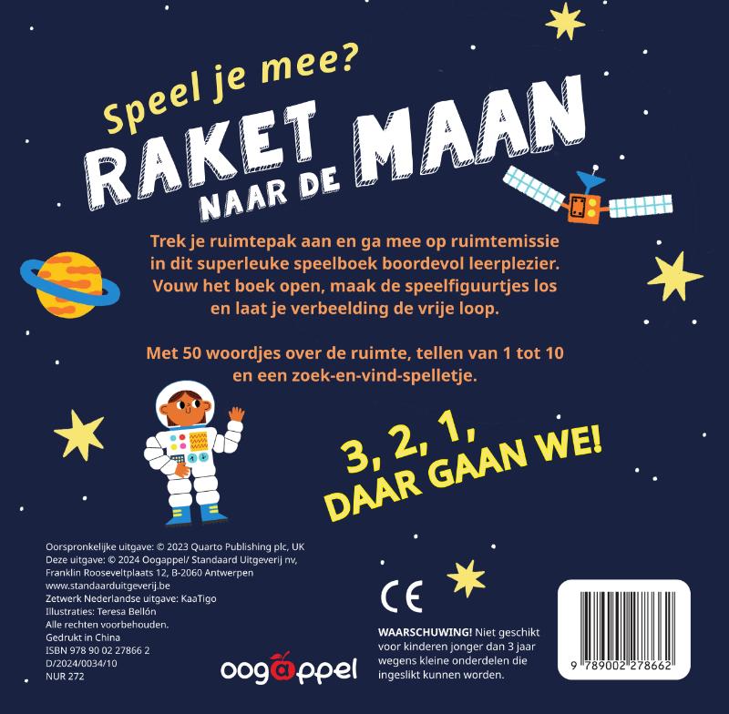 Achterkant van Speel je mee: Raket naar de maan