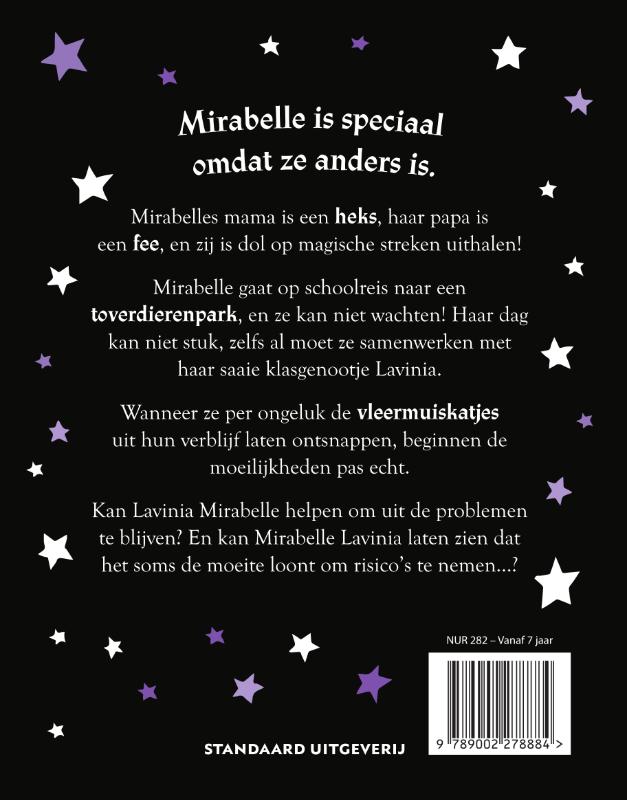 Achterkant van Mirabelle en de ondeugende vleermuiskatjes